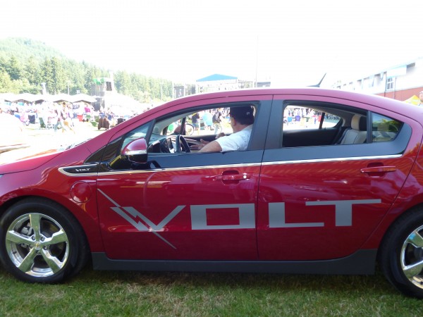 Red 2011 Chevrolet Volt 